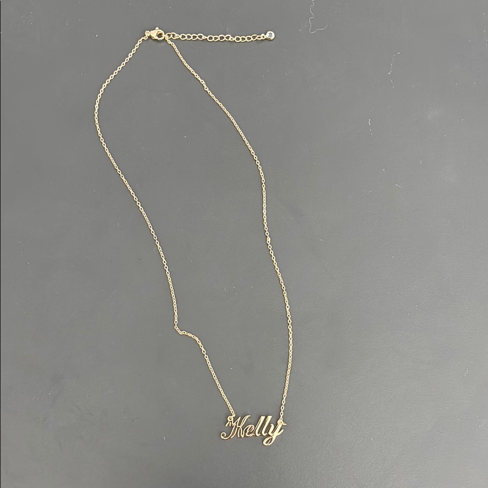 Gold Name Necklace - Kelly